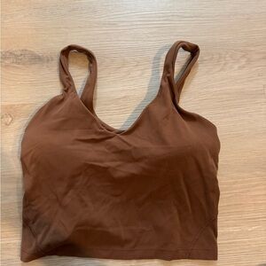 Lulu lemon brown tank top